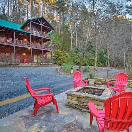 Riverside Ellijay Cabin With Hot Tub And Game Room Exteriér fotografie