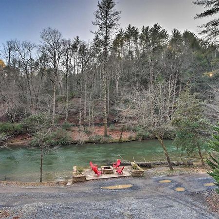 Riverside Ellijay Cabin With Hot Tub And Game Room Exteriér fotografie