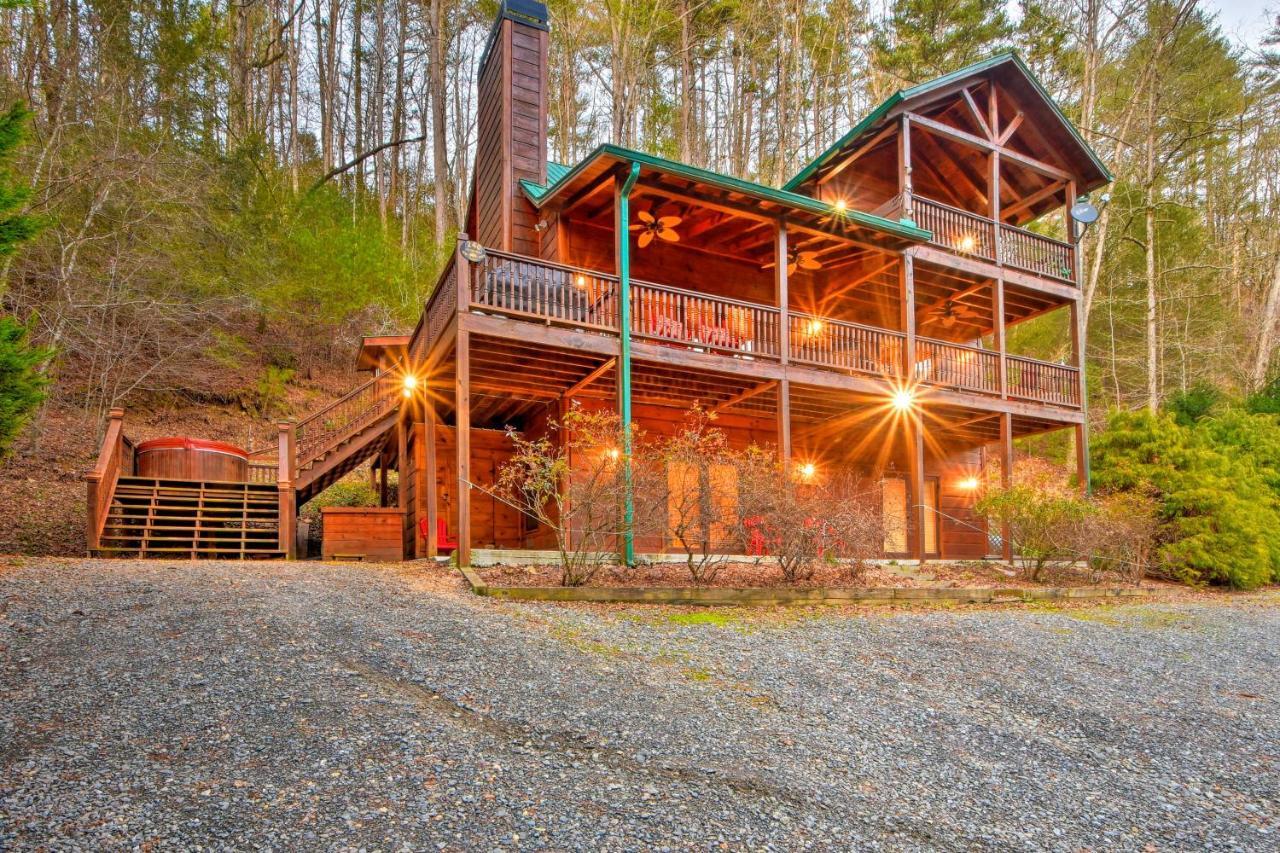 Riverside Ellijay Cabin With Hot Tub And Game Room Exteriér fotografie