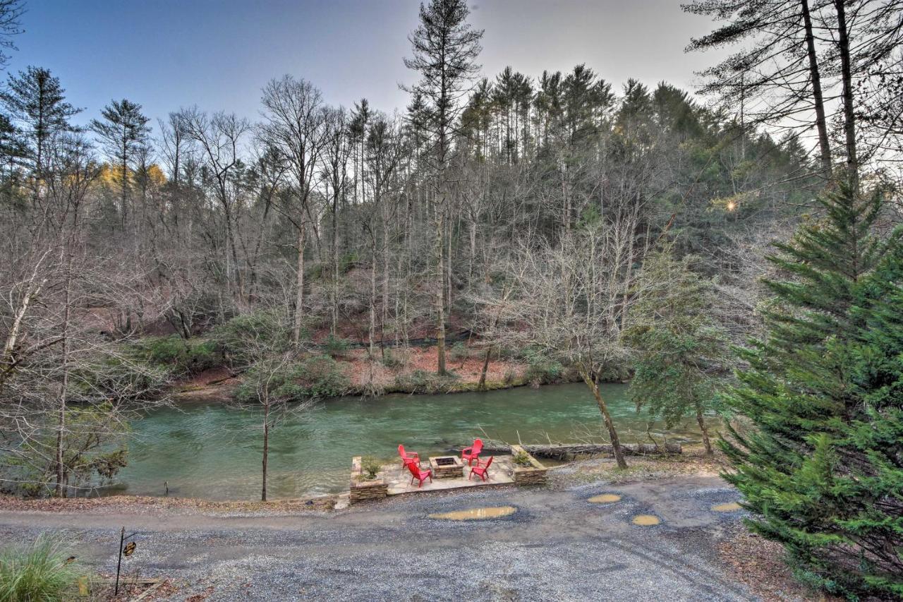 Riverside Ellijay Cabin With Hot Tub And Game Room Exteriér fotografie