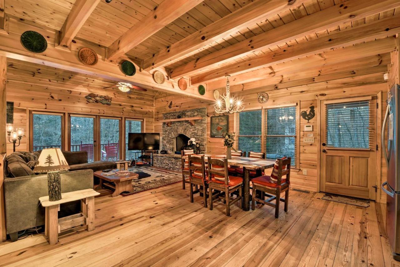 Riverside Ellijay Cabin With Hot Tub And Game Room Exteriér fotografie