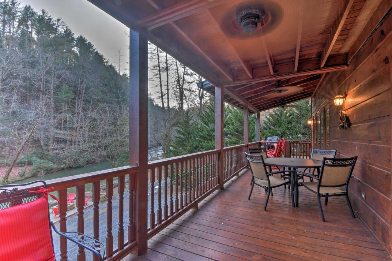 Riverside Ellijay Cabin With Hot Tub And Game Room Exteriér fotografie