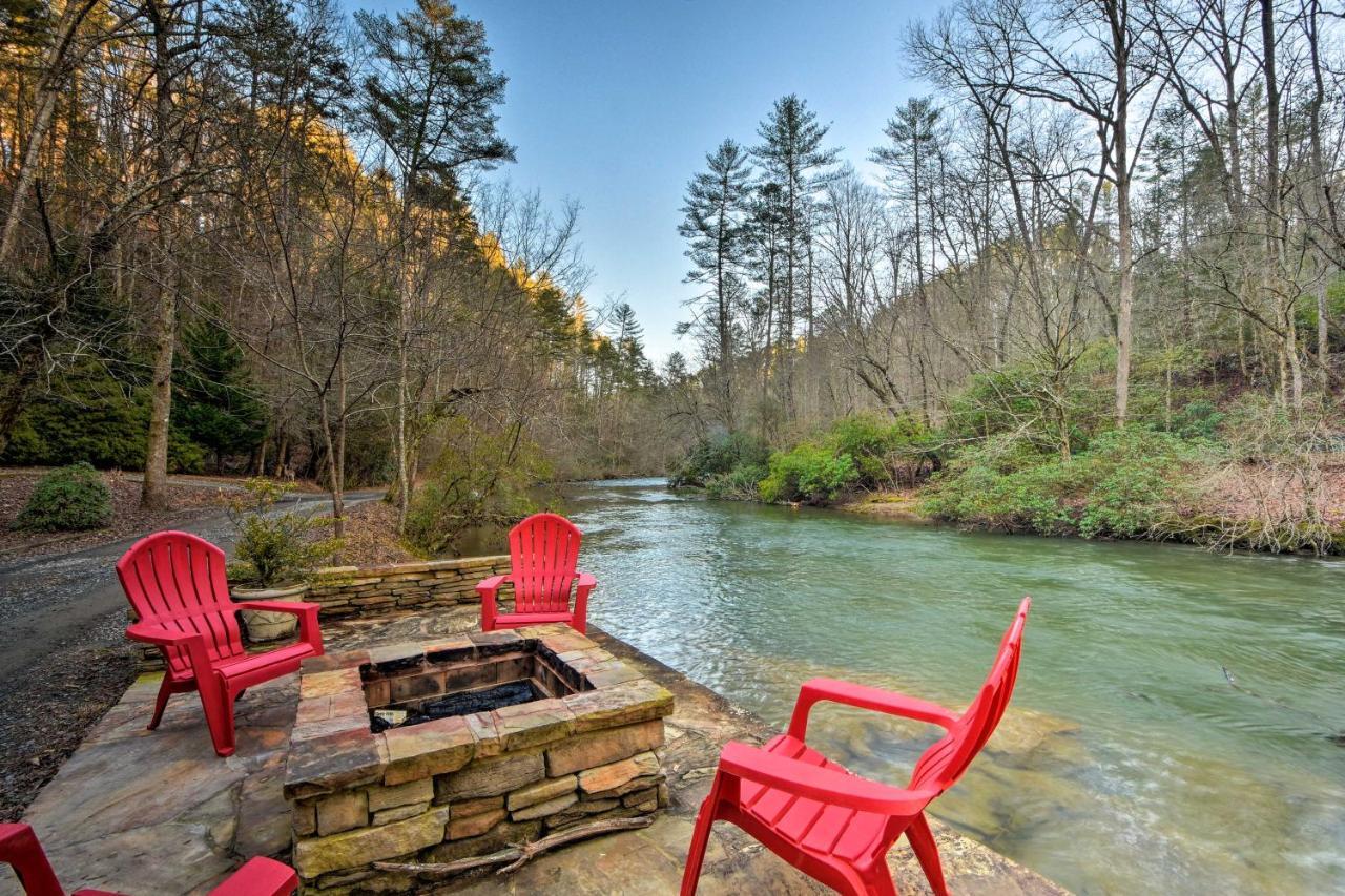 Riverside Ellijay Cabin With Hot Tub And Game Room Exteriér fotografie