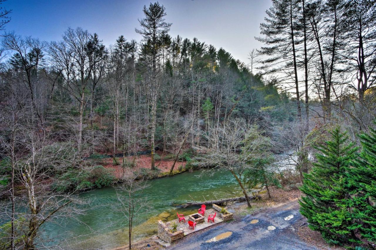 Riverside Ellijay Cabin With Hot Tub And Game Room Exteriér fotografie