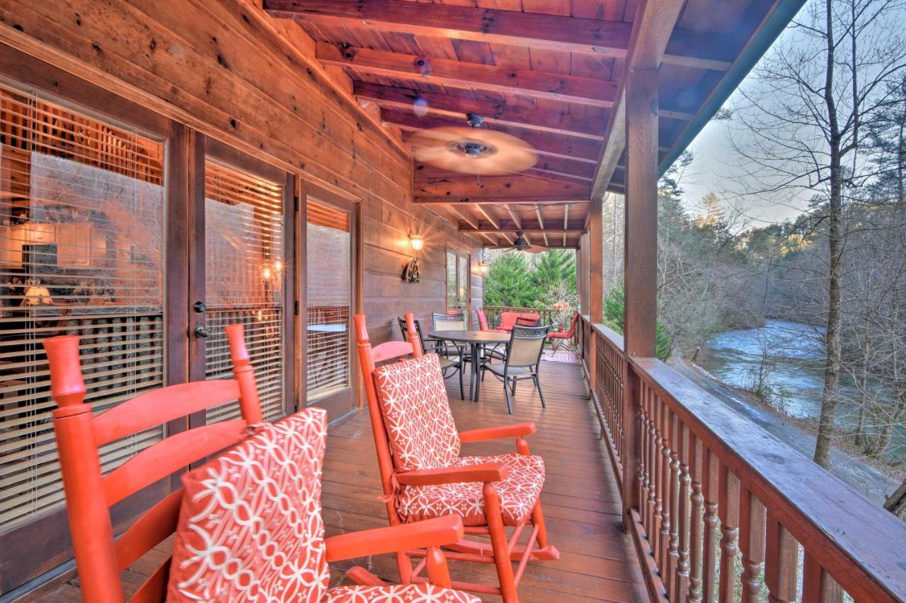 Riverside Ellijay Cabin With Hot Tub And Game Room Exteriér fotografie